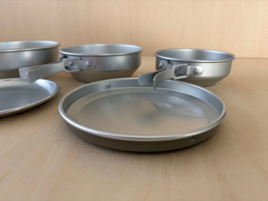 DECEMBERオリジナル CAMPWARE ベージュ アルミ食器