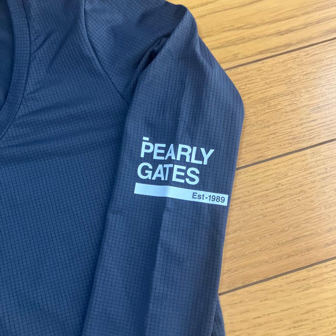 PEARLY GATES クール長袖シャツ ダークブルー
