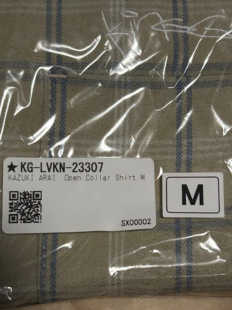 ミュージシャン King Gnu KAZUKI ARAI Open Collar Shirt M