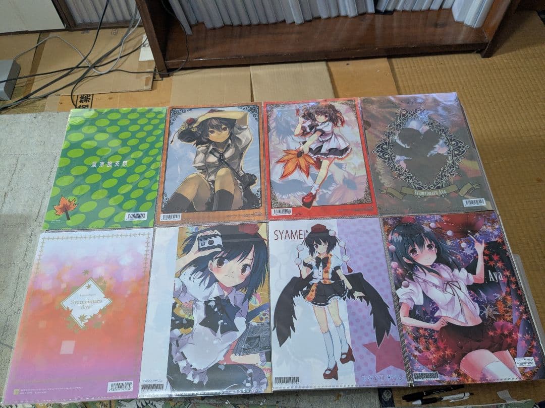 東方project　射命丸文 A4クリアファイル 14枚セット①