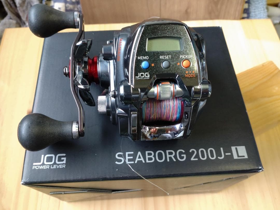 DAIWA シーボーグ２００JL　本体とは別に2号１００メートル巻き付き