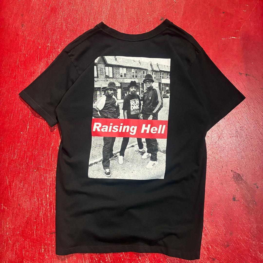 RUN DMC Raising Hell Black Tee　ラップTシャツ