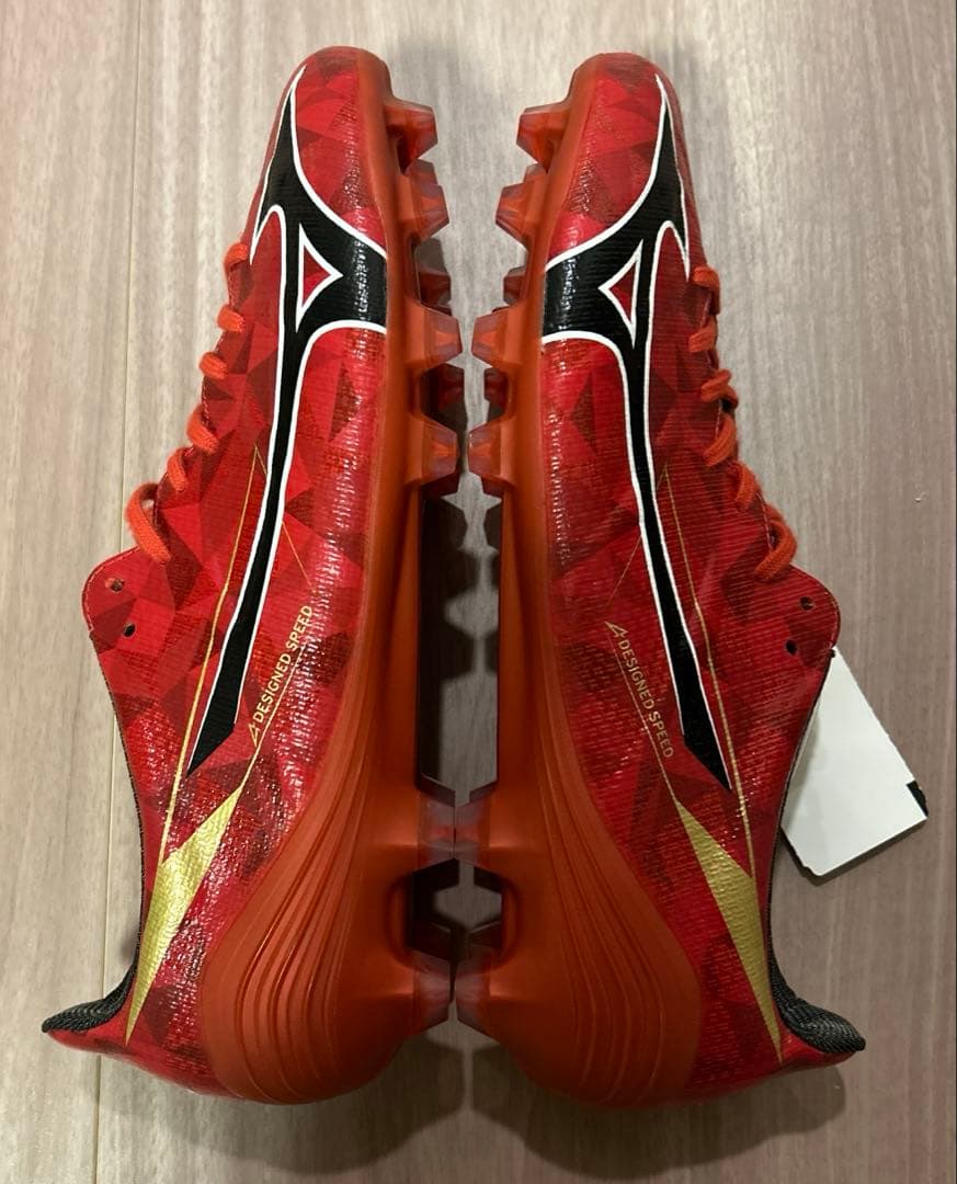 【新品未使用】MIZUNO α ⅡJAPAN アルファ ジャパン ミズノ 赤