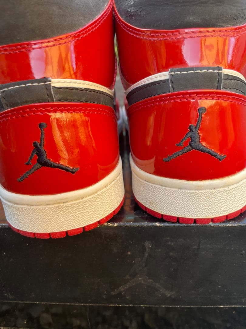 シューズ(男性用) NIKE AIR JORDAN 1 RETRO PATENT CHICAGO