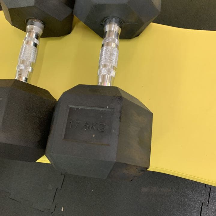 ラバーヘックス  ダンベル　5kg 6kg7kg8kg9kg10kg 各2個