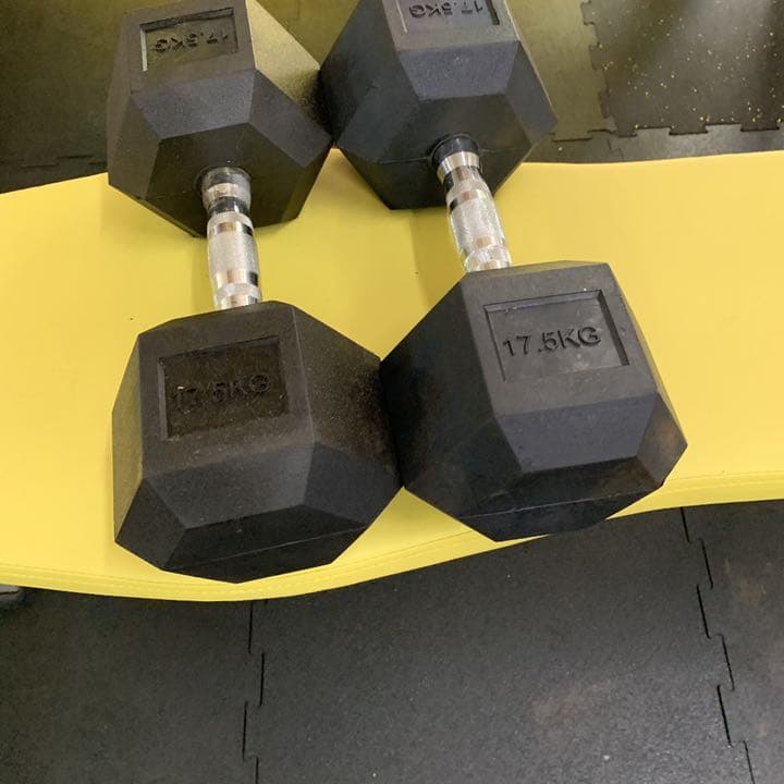 ラバーヘックス  ダンベル　5kg 6kg7kg8kg9kg10kg 各2個