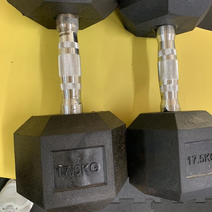 ラバーヘックス  ダンベル　5kg 6kg7kg8kg9kg10kg 各2個