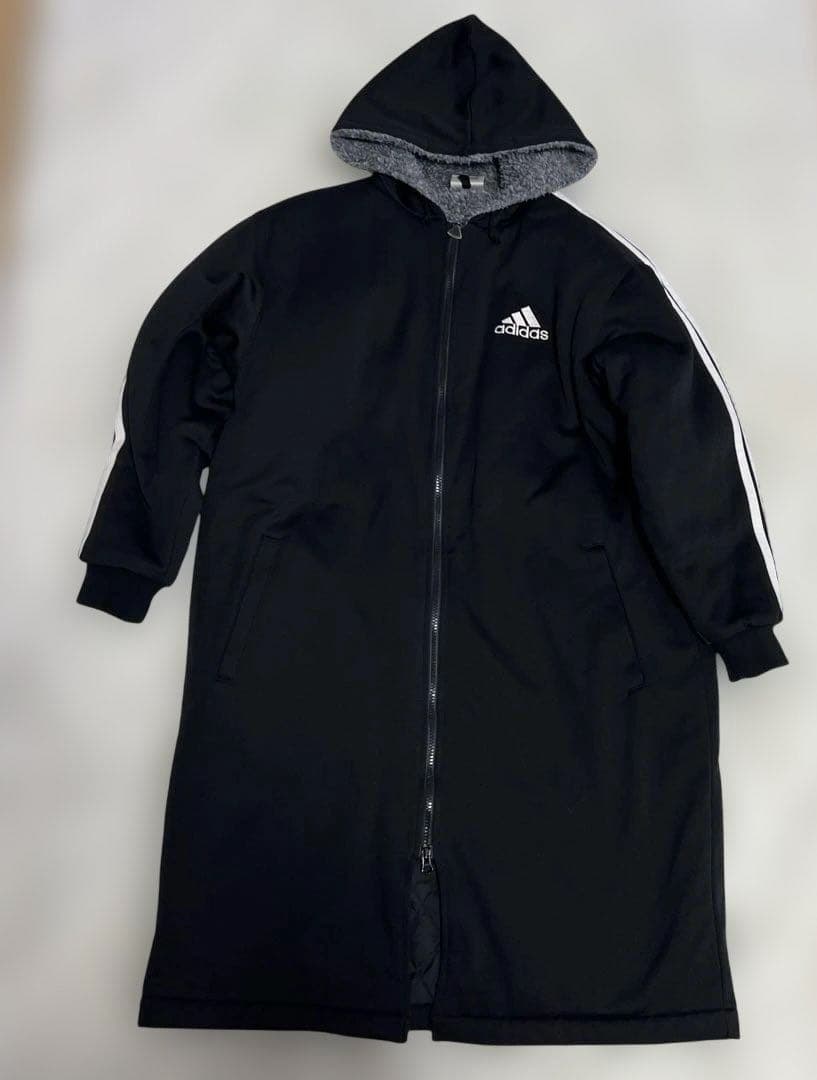 日本製　デサント製　90S 中綿　ベンチコート　黒　ブラック　メンズＭ-L