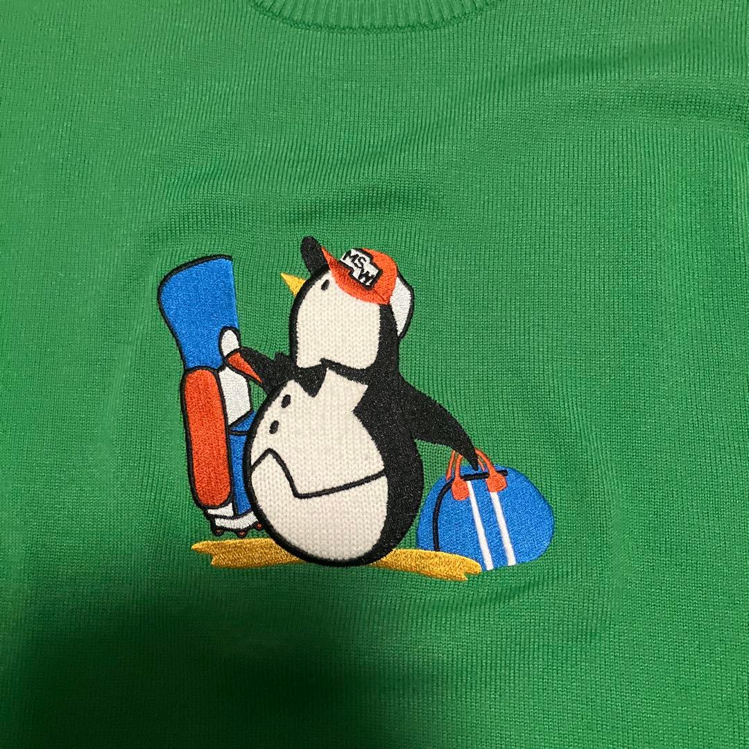 Munsingwear グリーン ペンギン刺繍 セーター L