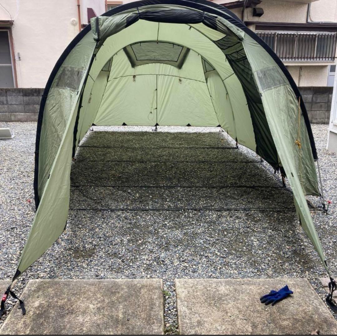 ノルディスク　レイサ6 ダスティグリーン　ツールームテント　春キャンプ