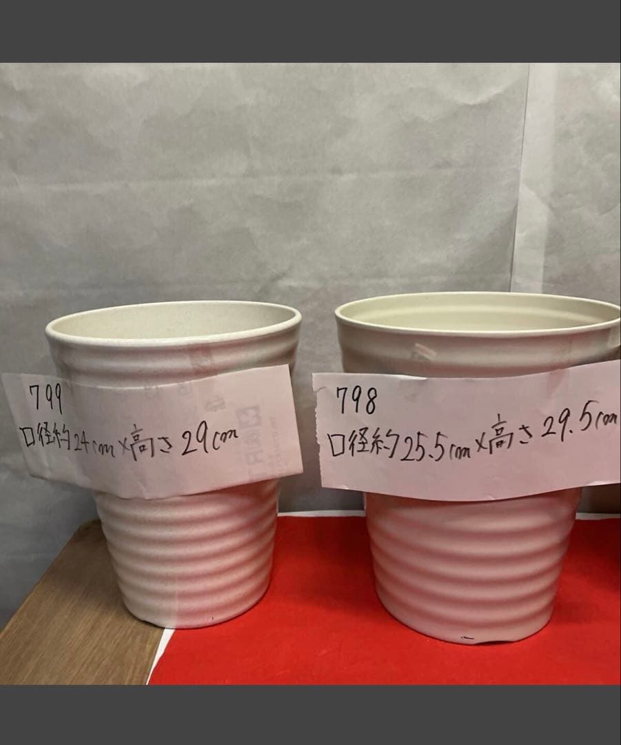 796805 胡蝶蘭が入っていた　植木鉢　プラスチック製　軽い　10個