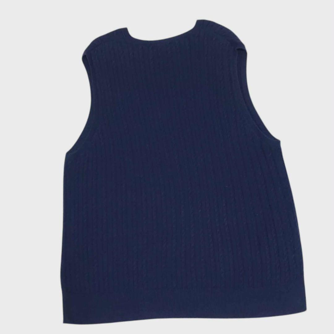 RALPH LAUREN　POLO GOLF　ケーブルニットベスト　アルパカ混