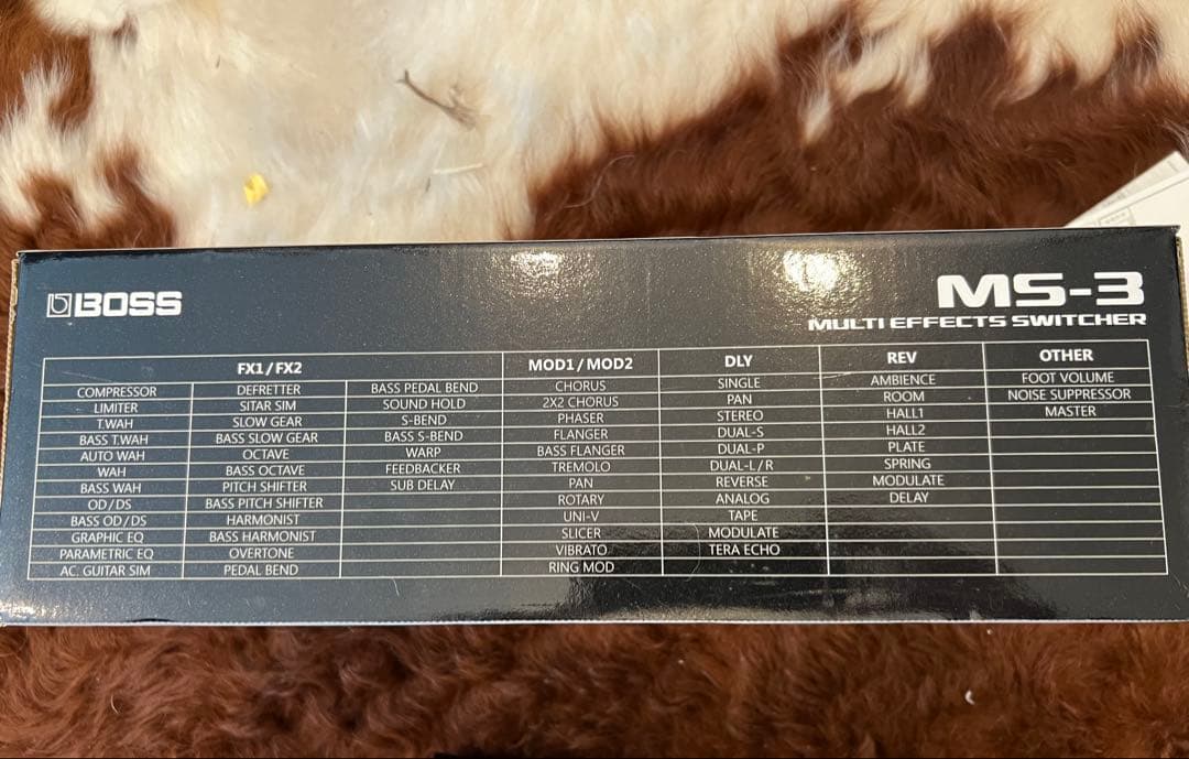 BOSS MS-3 マルチエフェクトスイッチャー　美品