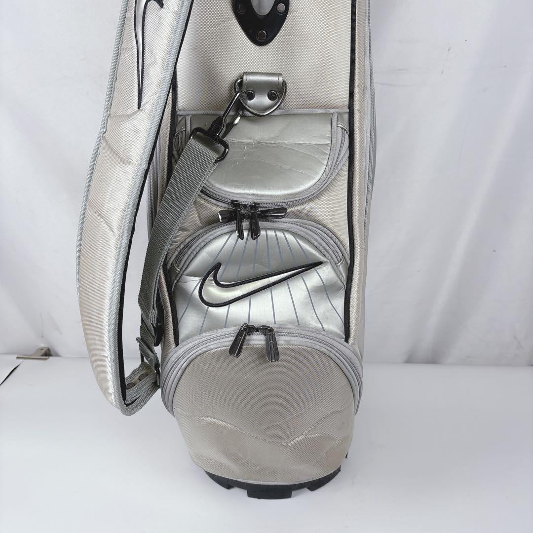 ナイキゴルフ NIKE GOLF キャディバッグ ゴルフバッグ 6分割 シルバー