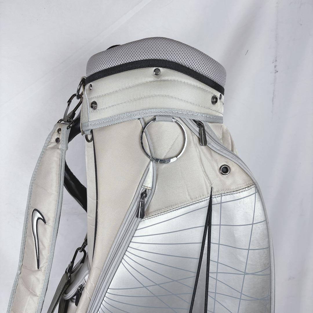 ナイキゴルフ NIKE GOLF キャディバッグ ゴルフバッグ 6分割 シルバー