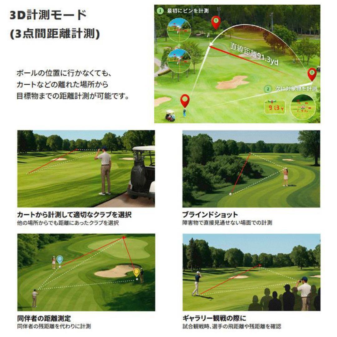 新品 ショットナビ LINEA ゴルフ用 レーザー距離計 Shot Navi