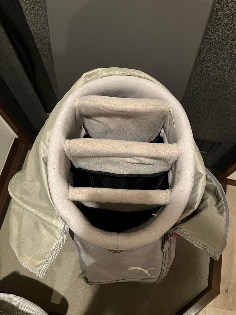 値下げしました　PUMA キャディバッグ グレー/ピンク