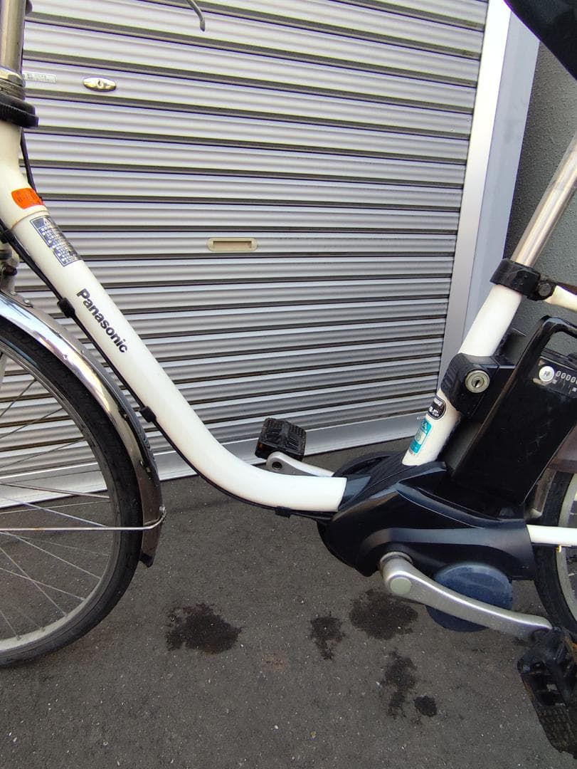 パナソニック ホワイト 前後バスケット　12Ah　電動アシスト自転車