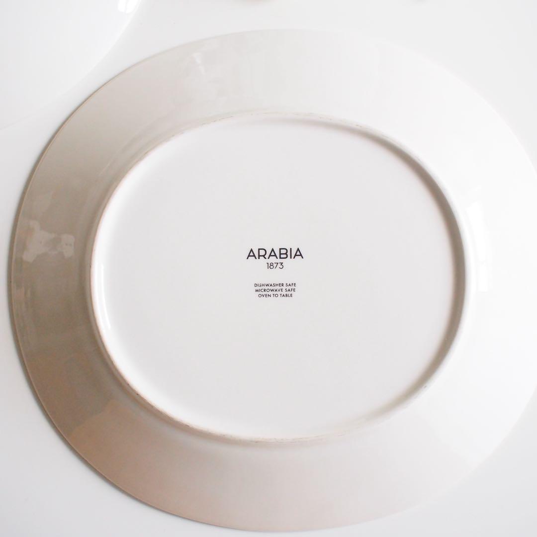 【メル】ARABIA/エエヴァ オーバルプレー25cm 2枚セット