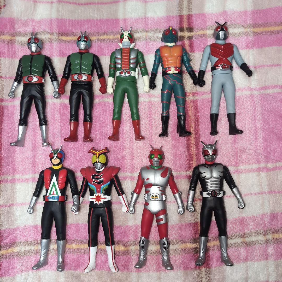 仮面ライダーソフビセット◆昭和ライダー９体◆