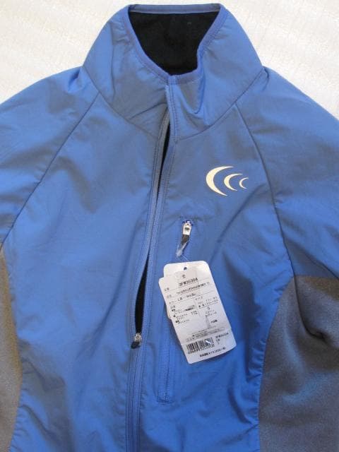 C3fit ウォームランニングジャケット S ライトブルー