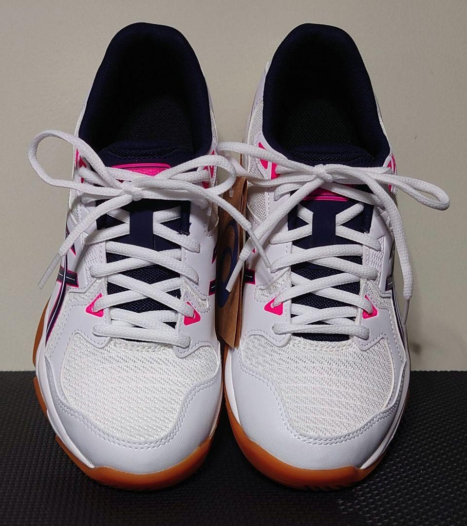 ASICS GEL-ROCKET 10 25.0cm ホワイト/ピンク