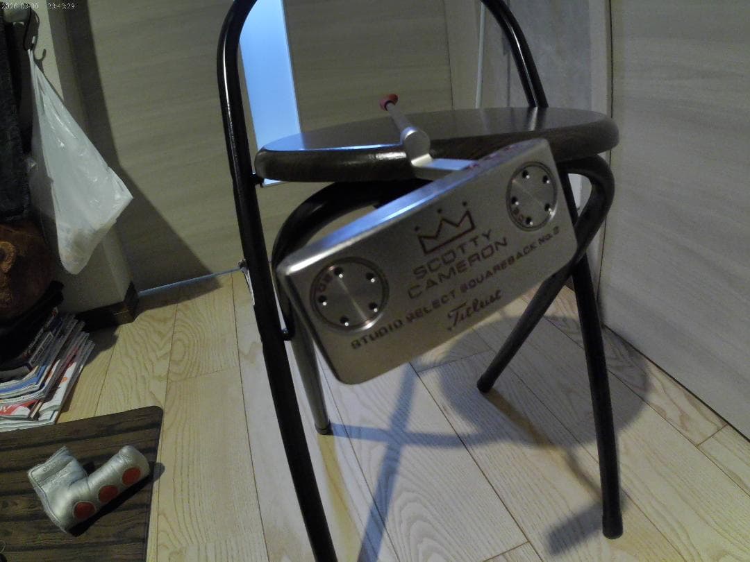 中古パター　SCOTTY CAMERON スクエアバック２　34インチ