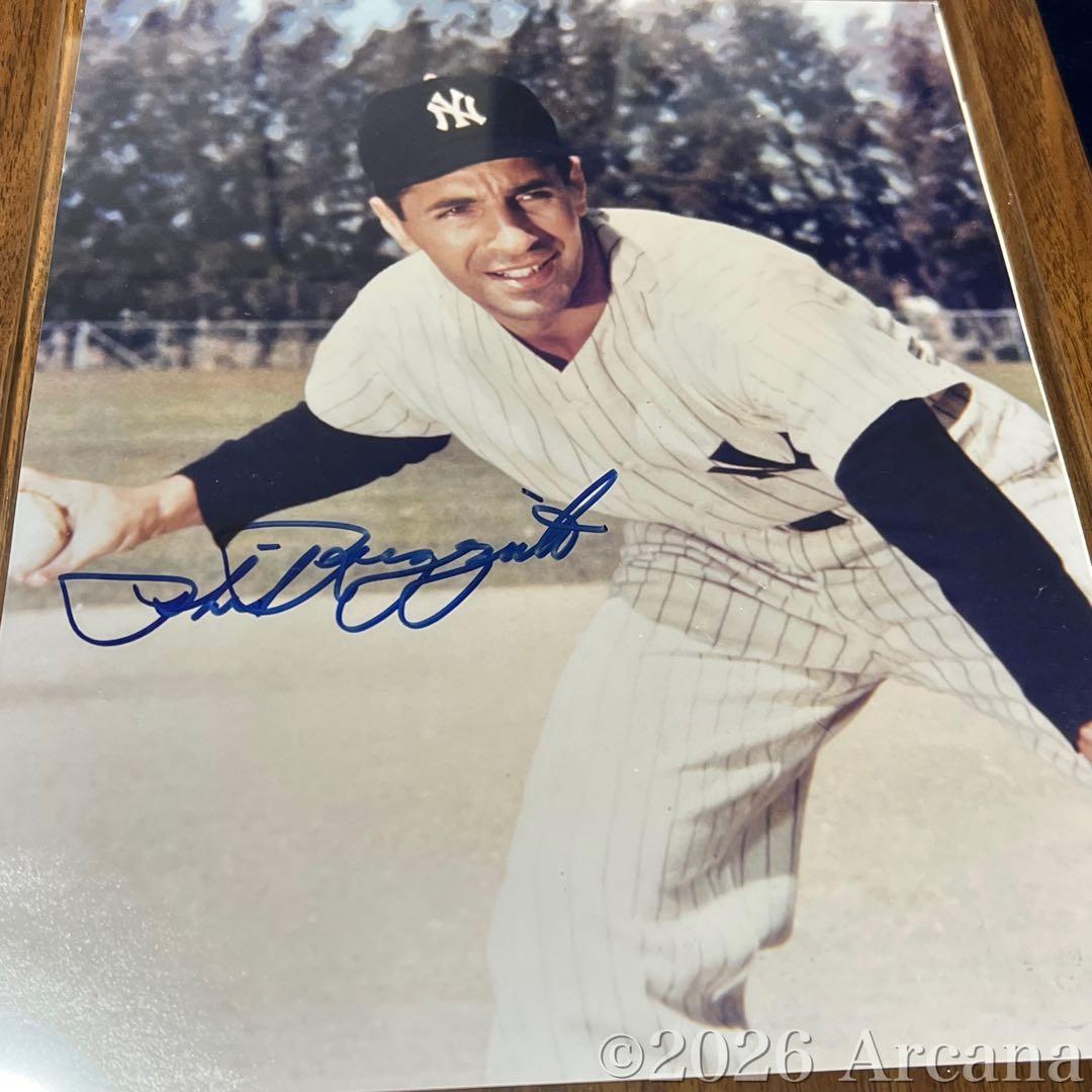 ヤンキース 殿堂入り リズートPhil Rizzuto 直筆サイン額装 COA付