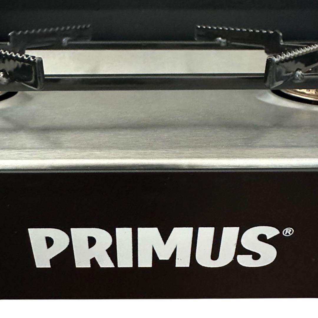 廃盤 PRIMUS プリムス キンジャ ツーバーナーコンロ ブラック五徳 ケース