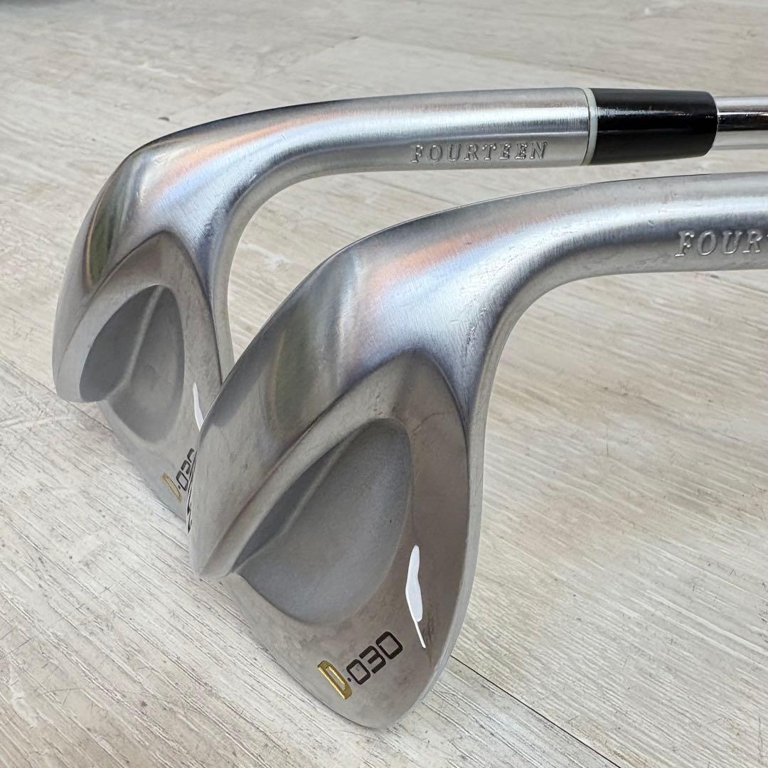 【メンズ右】フォーティーン D.030 2本セット　51° 56° RW SW