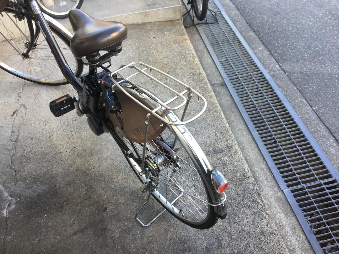 地域限定送料無料　ビビDX　16AH　2022年　子供乗せ　黒　神戸　電動自転車