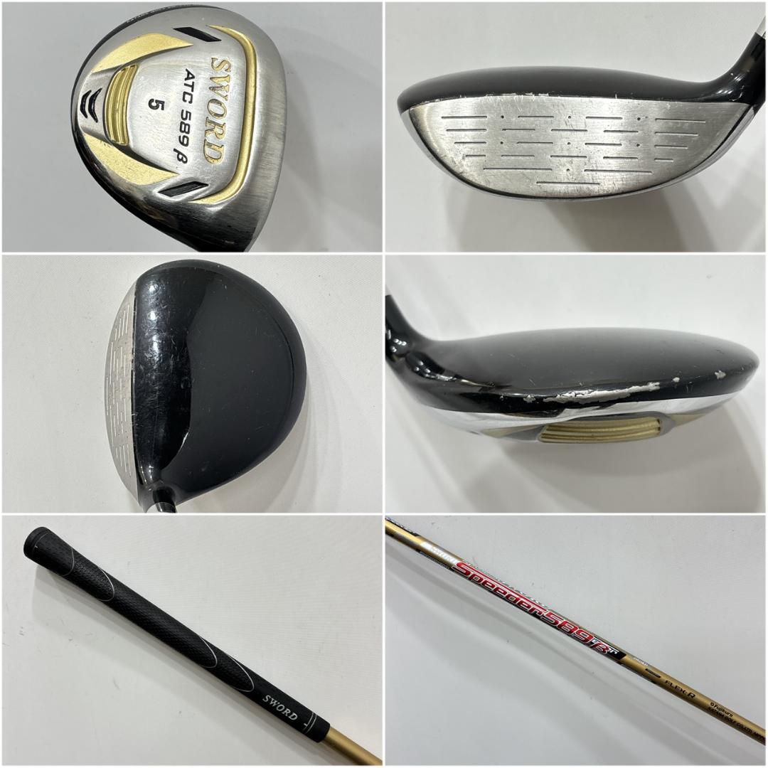 メンズ右利き初心者用　カタナ　SWORD　ゴルフクラブセット　W-2710