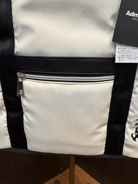 アドミラル ADMZ5BT7 ゴルフバッグ ホワイト/ブラック 新品