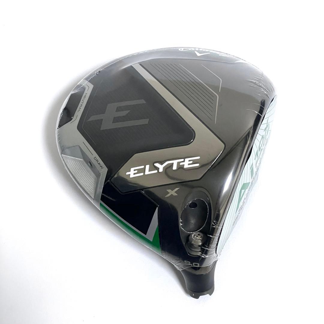 新品 エリートX ドライバー ELYTE X 9.0° ヘッド　キャロウェイ