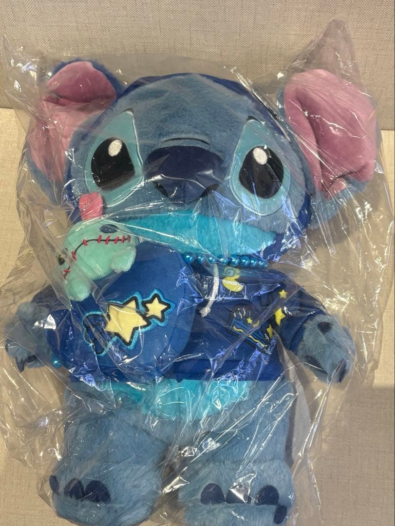 【happyくじ】スティッチ A賞 ラスト賞 スティッチ ぬいぐるみ　未開封