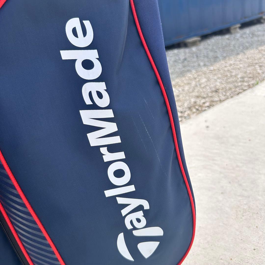 TaylorMade/テーラーメード ゴルフキャディバッグ ネイビー/レッド
