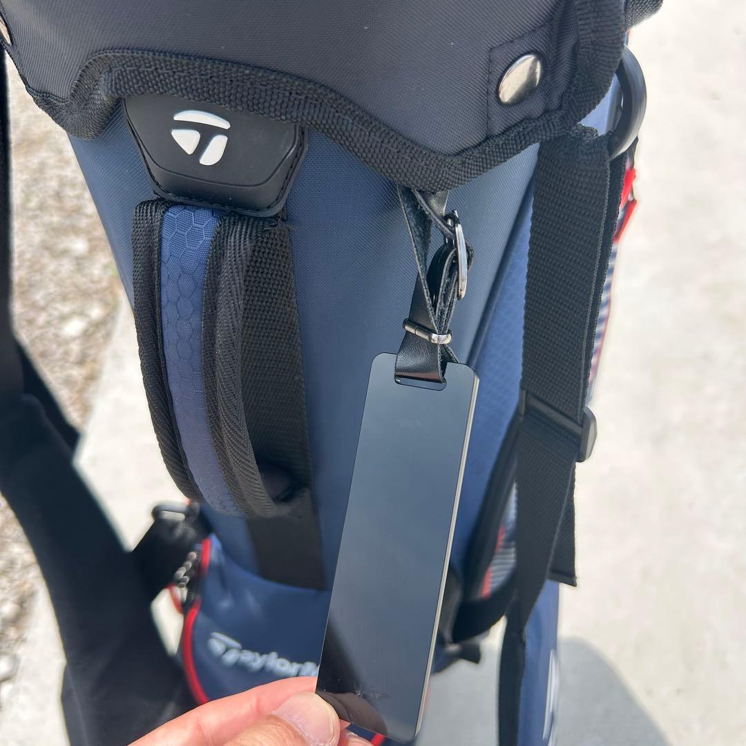 TaylorMade/テーラーメード ゴルフキャディバッグ ネイビー/レッド