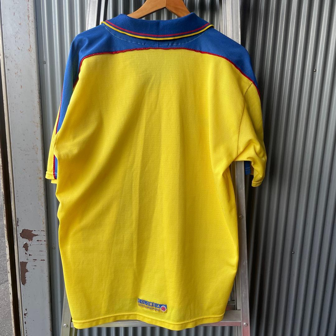 98年(前期)コロンビア代表ユニフォーム　バルデラマ　レトロ　サッカーシャツ
