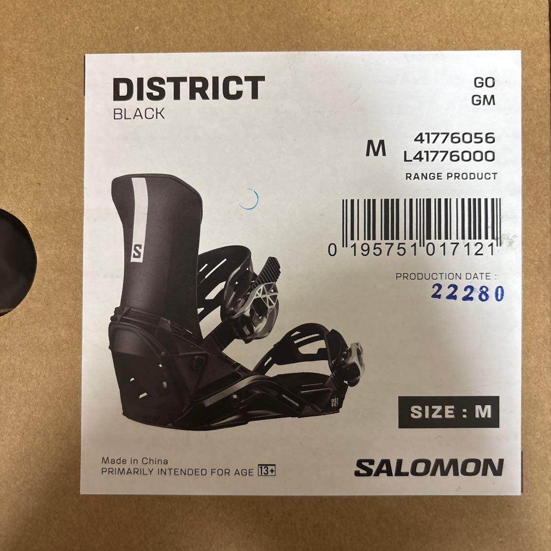 SALOMON DISTRICT ディストリクト　ビンディング Mサイズ