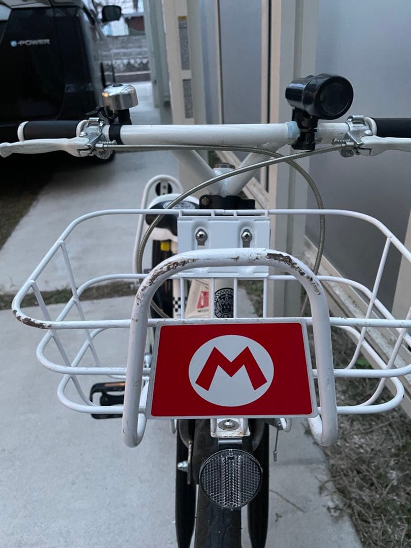 子供用自転車 マリオデザイン ヘルメット付き