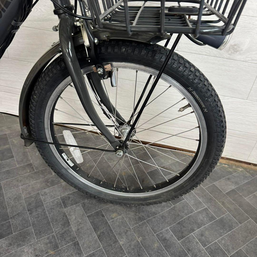 電動アシスト自転車 ブラック 前バスケット付き