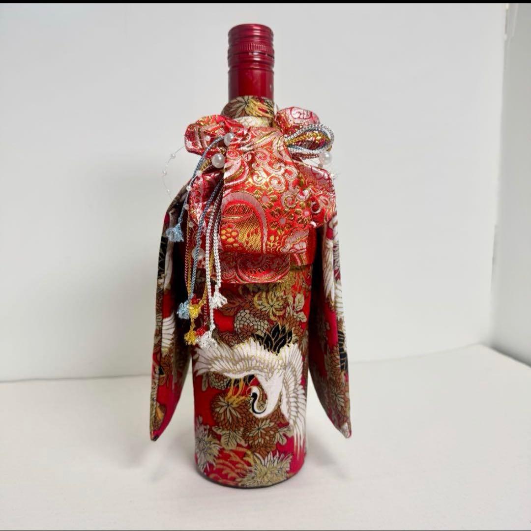 りさ6番・9番 お酒ボトル振袖着物カバー　和柄系