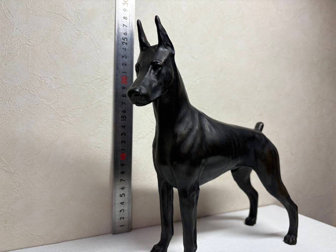 ドーベルマン(犬)置き物 インテリア