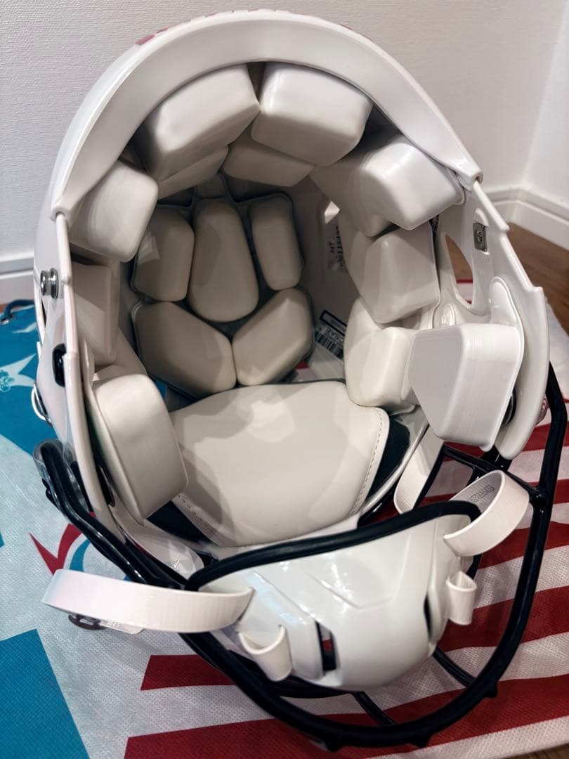 新品未使用Riddell ホワイト ヘルメット