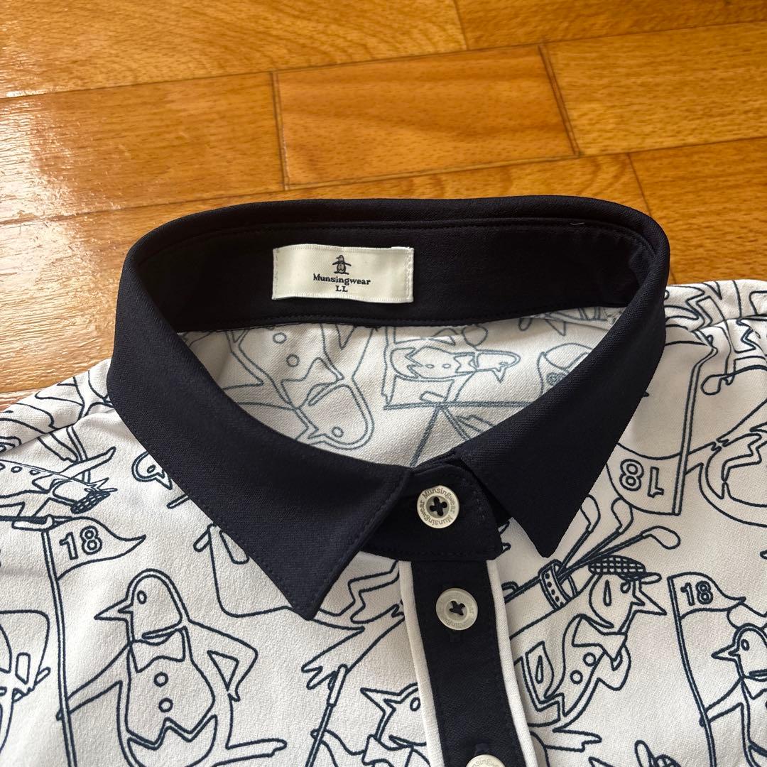 Munsingwear マンシングウェア パネルプリント半袖ワンピース ゴルフ