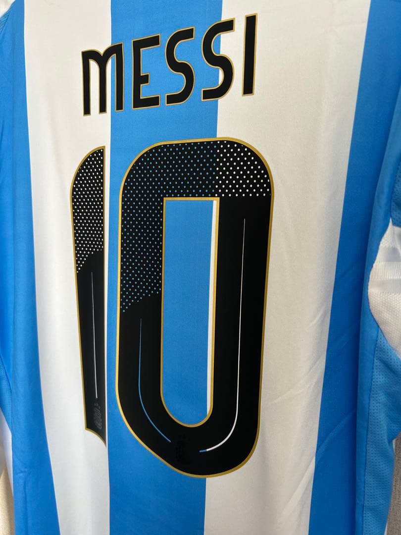 アルゼンチン代表　メッシ　ホーム　長袖　コパアメリカ決勝　新品未使用タグ付2XL