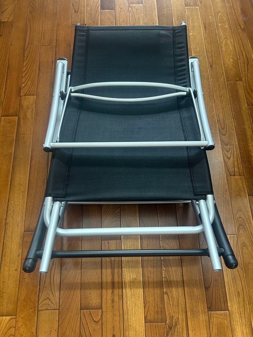 【美品】フォールディング メッシュ ロッキングチェア サウナチェア【折り畳み式】