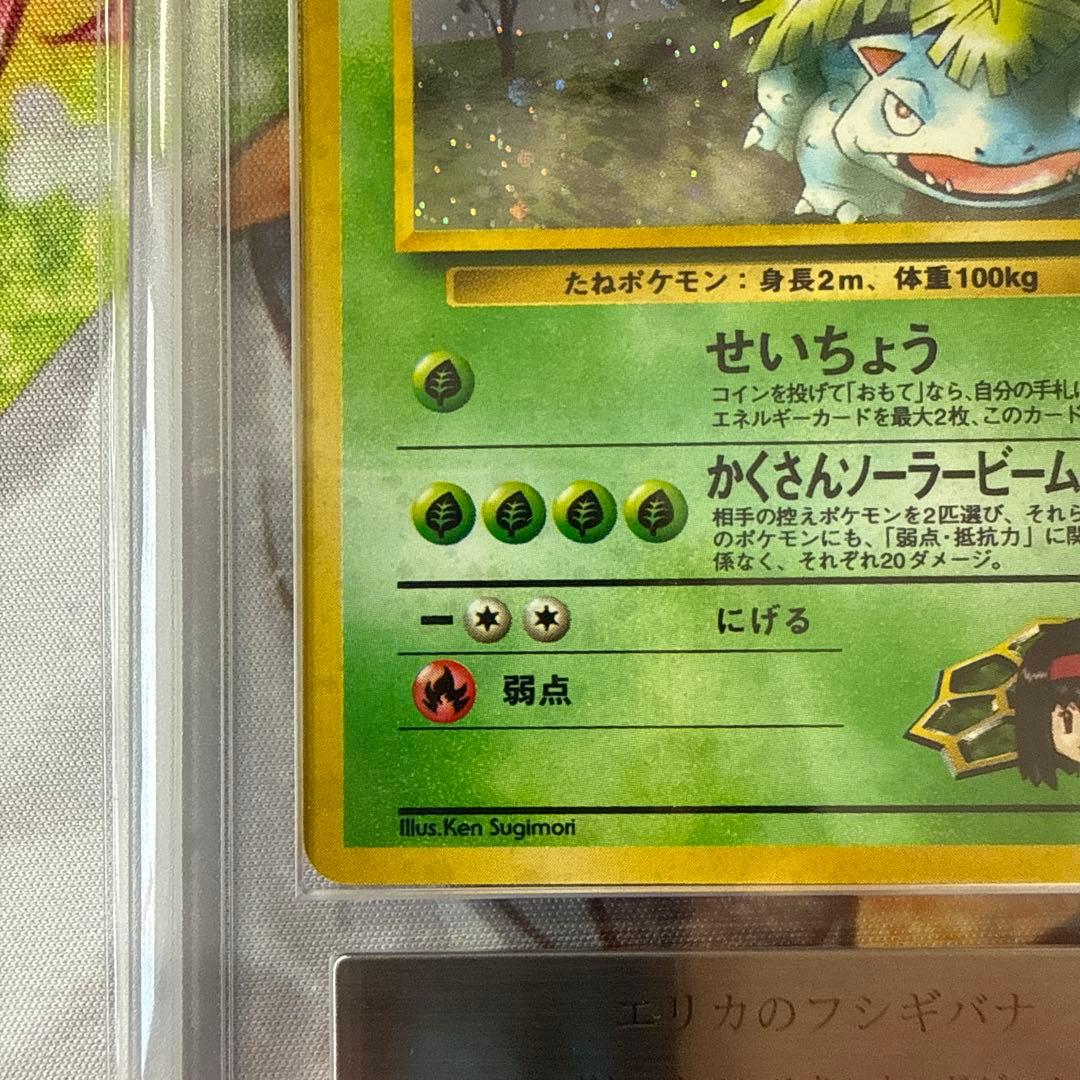 【PSA8/ARS9】旧裏 フシギダネ エリカのフシギバナ マーク無し ポケカ