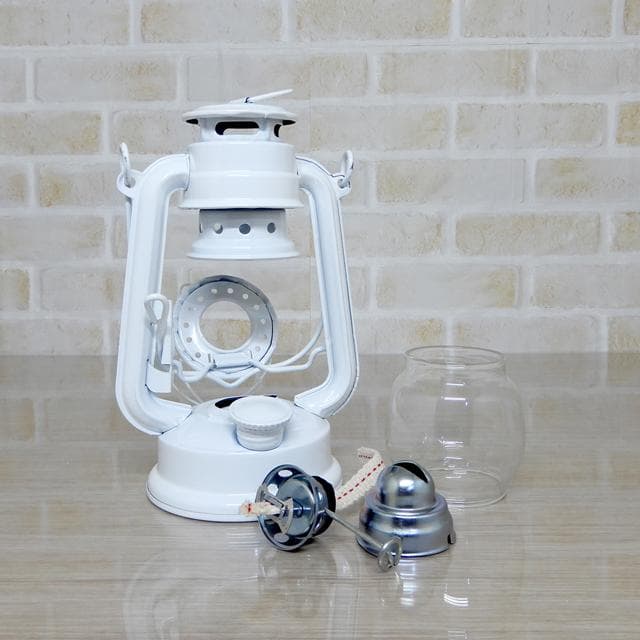 替芯4本付 White 8 & 12\" ハリケーンランタン ホワイト 白 新品