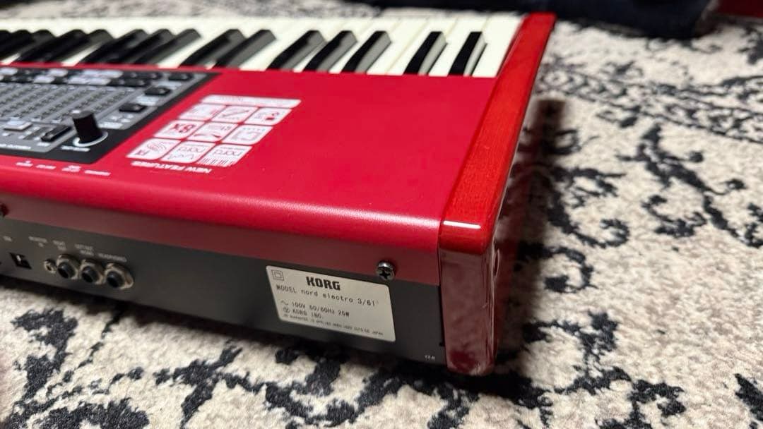 ノードエレクトロ3 Clavia Nord 61Key 純正ソフトケース付